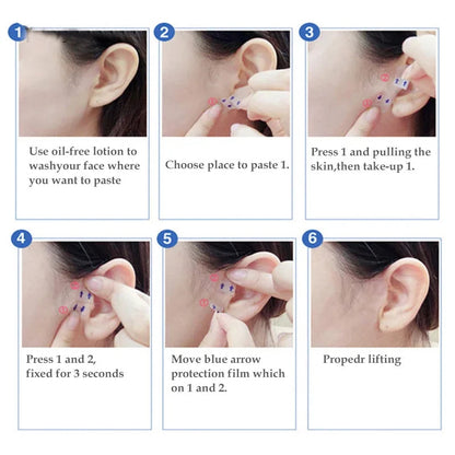 40-120PCS V-Shape Face Wrinkle Sagging Skin