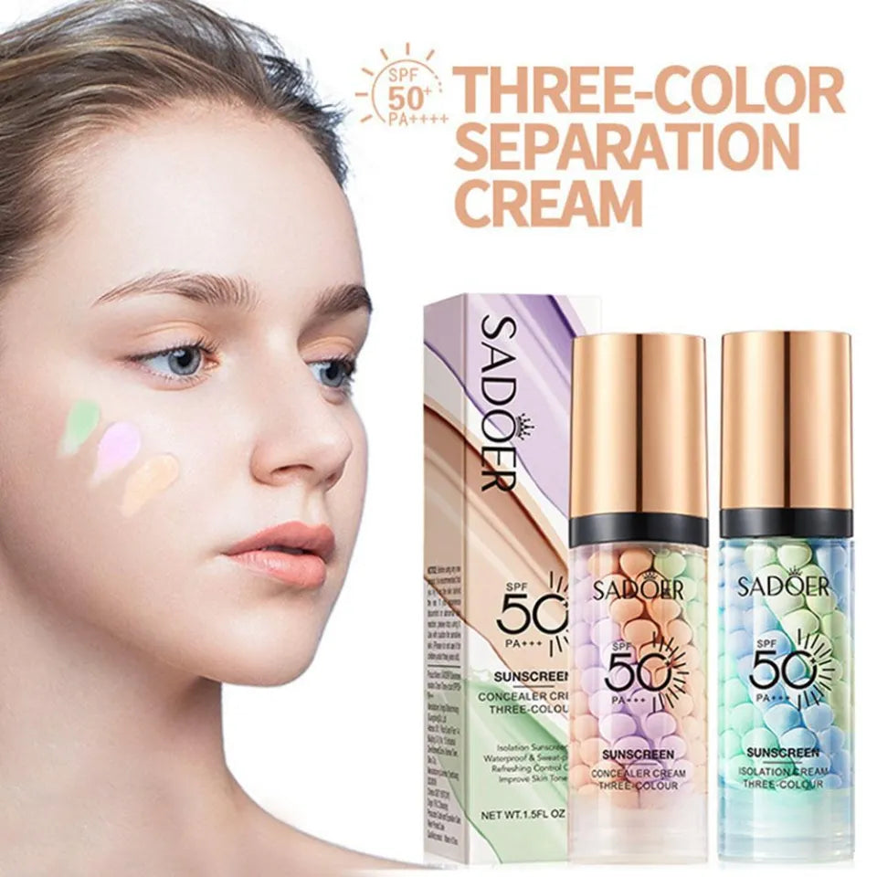 SPF50+ Makeup Primer Moisturizing Isolation Cream