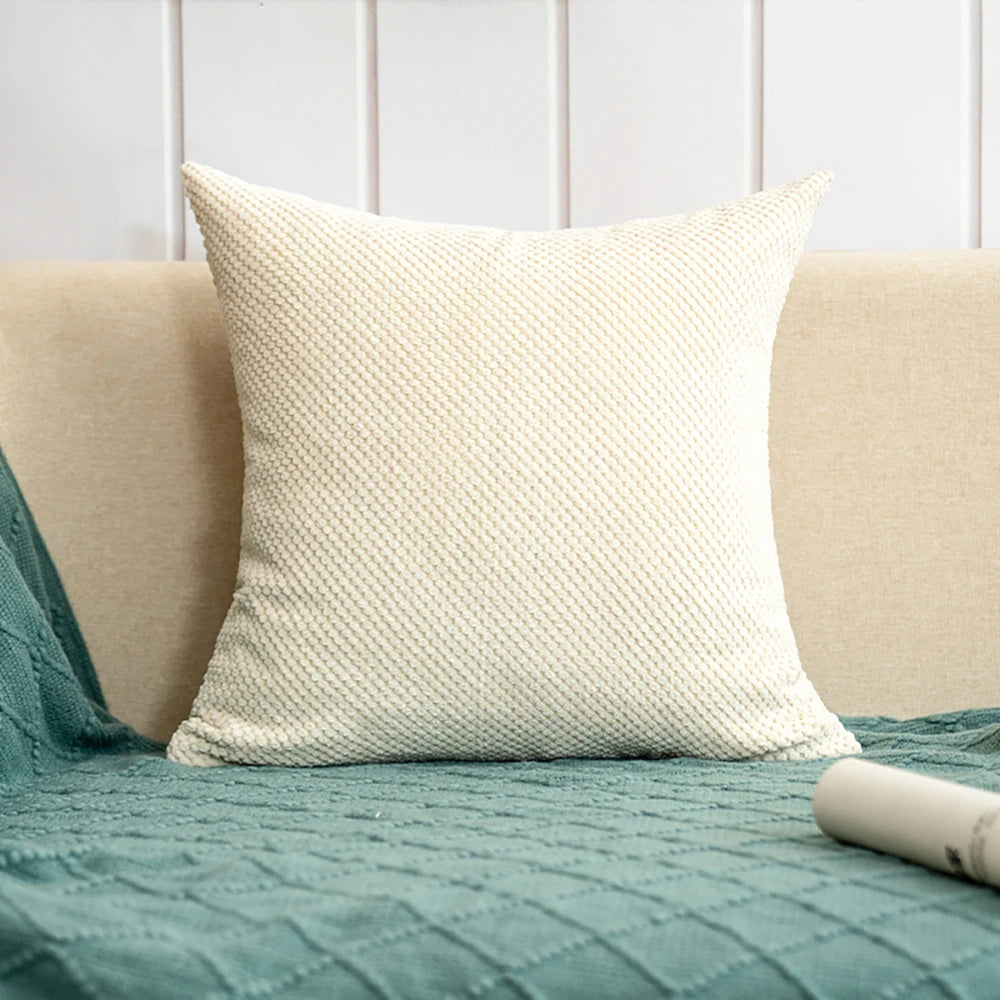 Navy throw pillow 18x18 with insert – decorative cushion for living room sofa