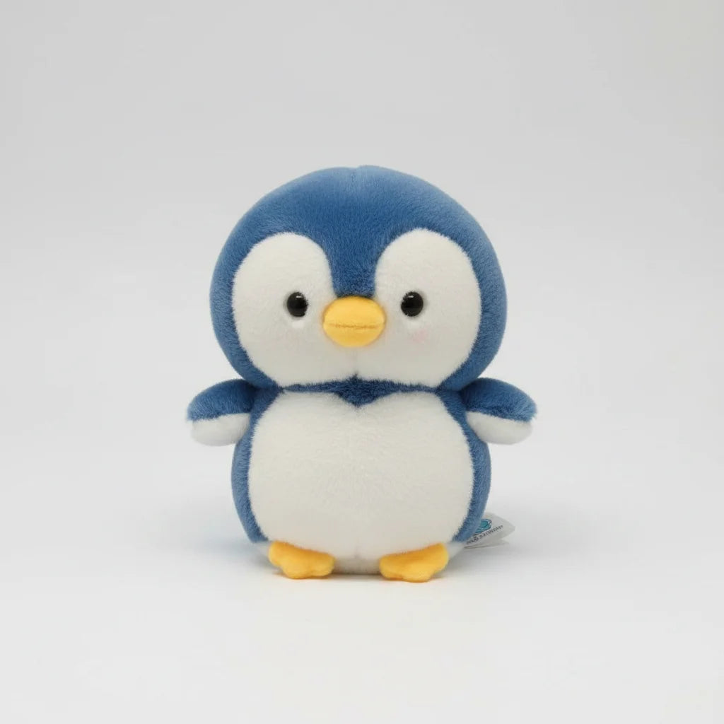 Cute blue penguin plush toy for babies and children