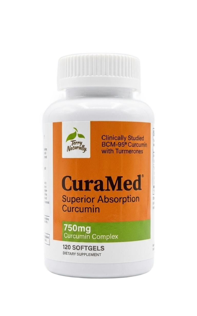 Terry Naturally CuraMed 750mg curcumin, 120 softgels