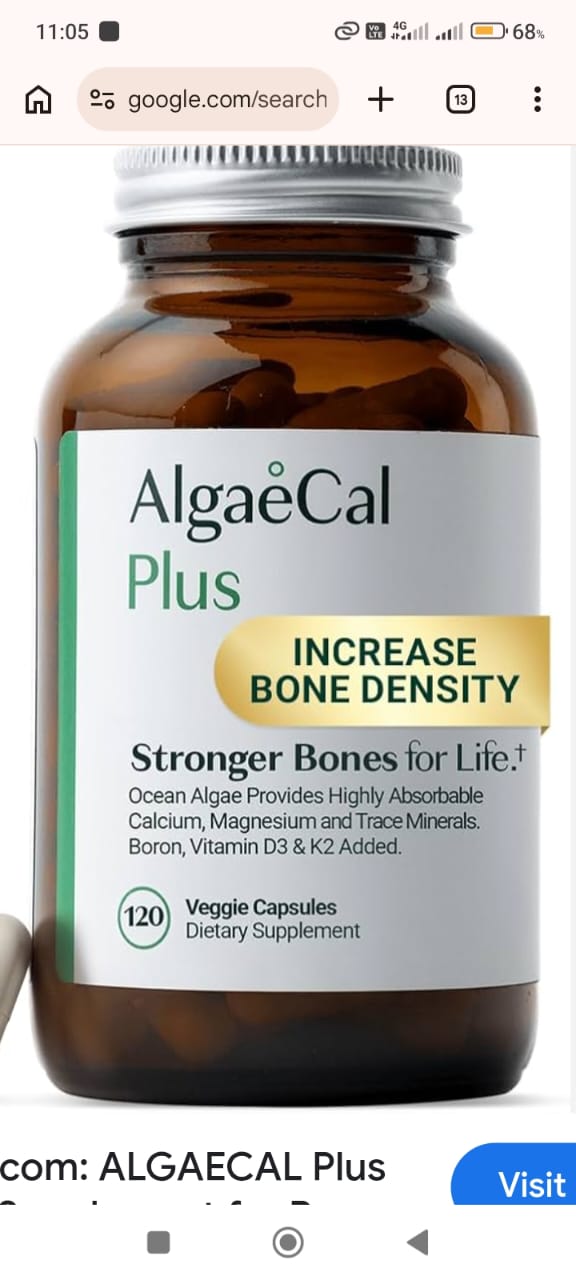 AlgaeCal Plus – Plant-Based Calcium Bone Supplement
