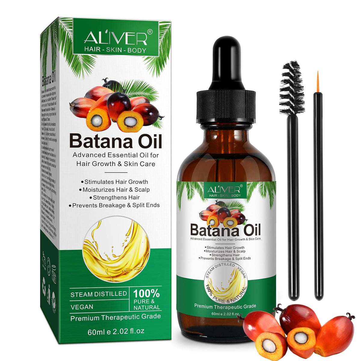 Batana Hair Oil – 100% Natural Oil for Hair Repair & Shine