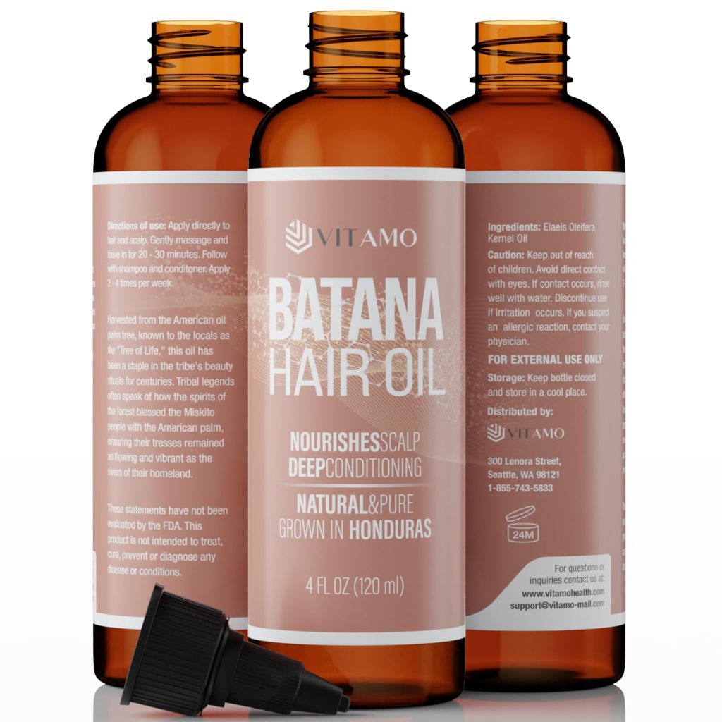 Batana Oil Liquid 120ml - Pure Natural Oil for Hair Repair and Growth
