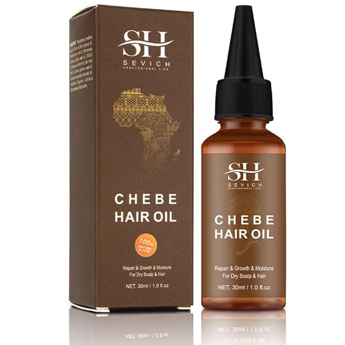 Chebe Oil 10-in-1 - Natural Hair Growth Oil with Chebe Powder