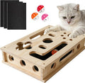 Cat Scratch Puzzle Box – Interactive Enrichment Toy & Nail File for Cats