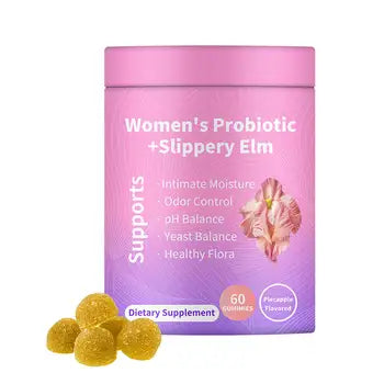 OneBtanicl Feminine Probiotics Gummies with Slippery Elm
