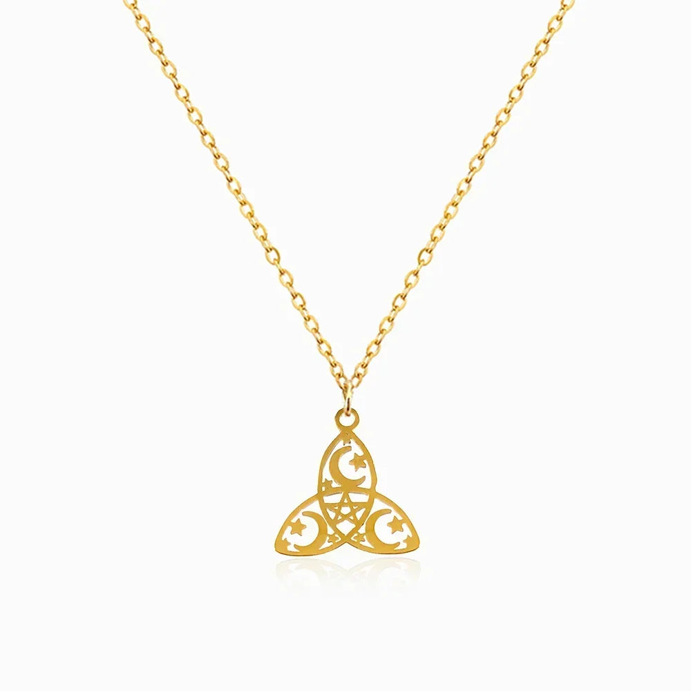 Triquetra Projection Necklace